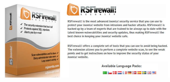Come rendere sicuro il tuo sito joomla - RSFirewall